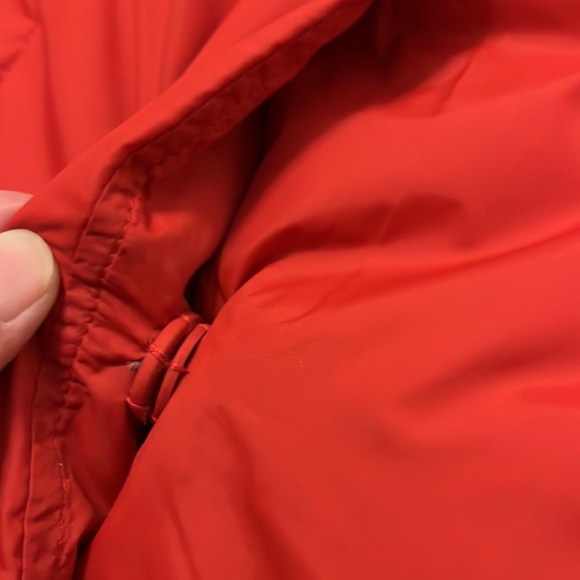 Coldwater Creek Goose Feather Vest Red Large puffy quilted vest  warm casual - Picture 13 of 15